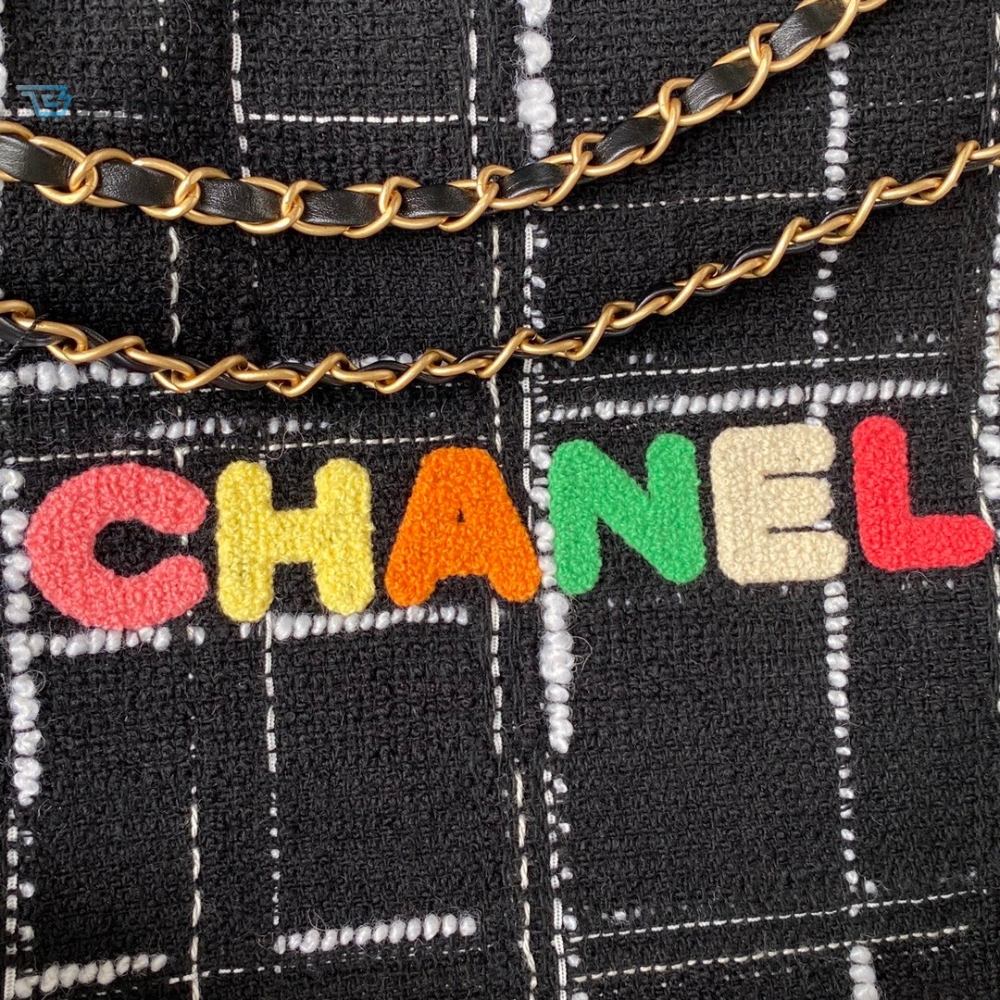 Chanel 22 Handbag Gold Hardware Black For Women, Women’s Handbags, Shoulder Bags 14.2in/36cm AS3262
