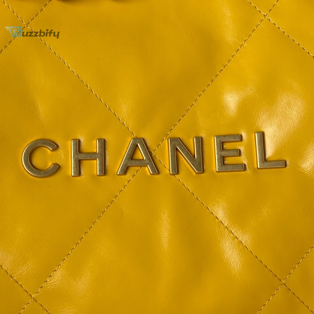 Chanel 22 Handbag Gold Hardware Shiny Yellow For Women Womens Handbags Shoulder Bags 16.5In38cm As3261 14 Chanel 22 Handbag Gold Hardware Shiny Yellow For Women, Women’s Handbags, Shoulder Bags 16.5in/38cm AS3261