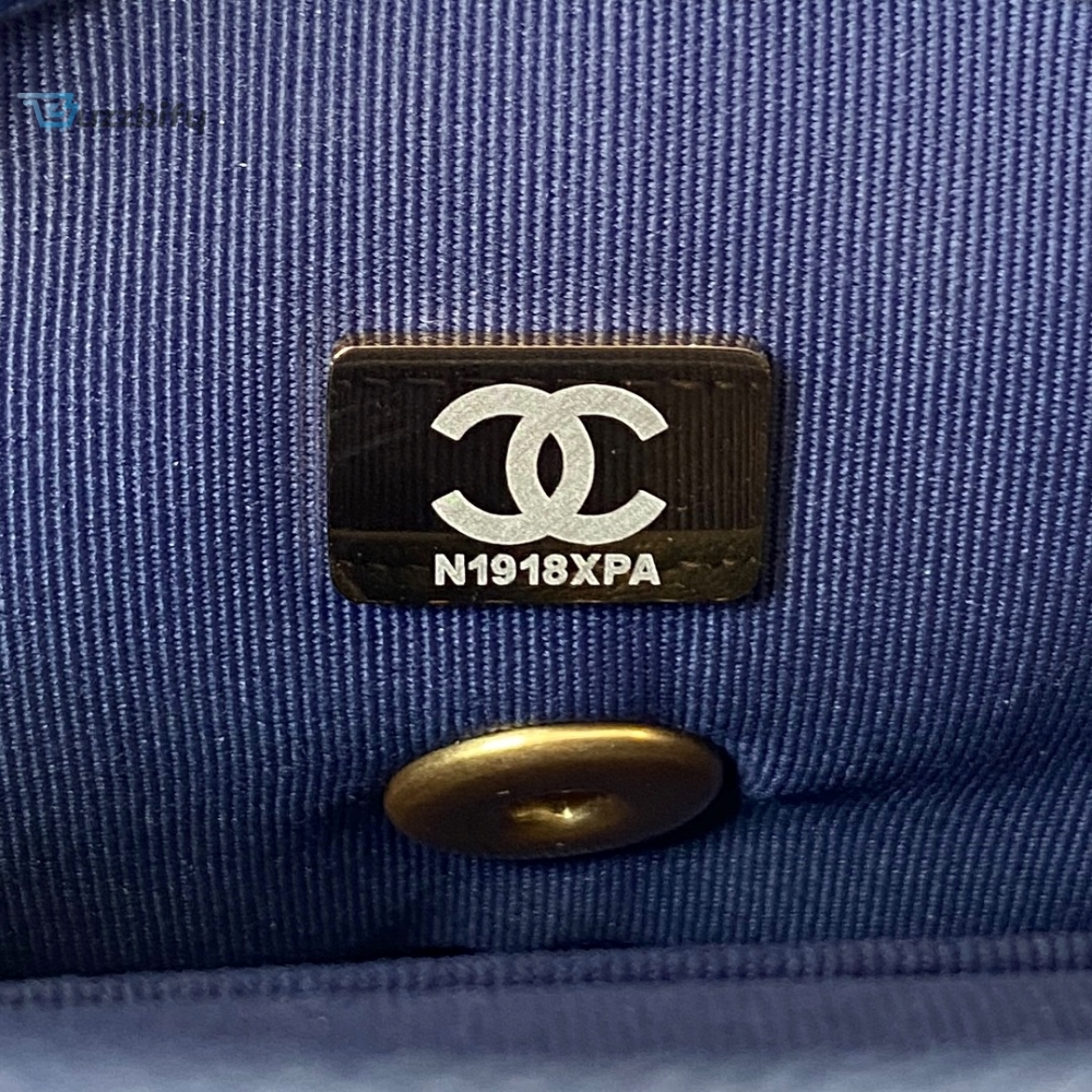 Chanel rhinestone Mini Flap Bag With Top Handle Gold Hardware Navy Blue For Women, Women’s Handbags, Shoulder Bags 7.9in/20cm AS2431 B08846 NJ532
