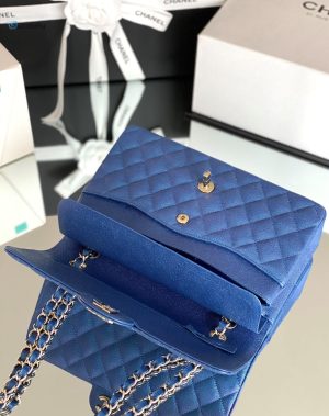 chanel classic handbag 26cm blue for women a01112 buzzbify 1 2