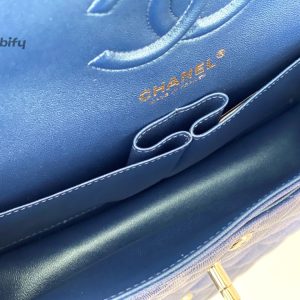chanel classic handbag 26cm blue for women a01112 buzzbify 1 3