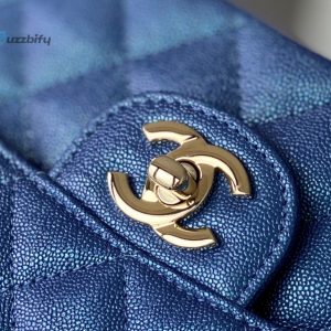 chanel classic handbag 26cm blue for women a01112 buzzbify 1 5
