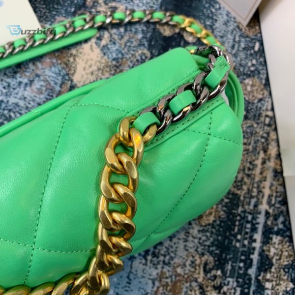 chanel 19 handbag 26cm green for women as1160 buzzbify 1 5