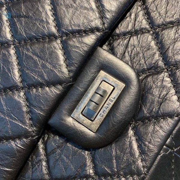 chanel 255 handbag silver hardware black for women womens bags shoulder and crossbody 11in28cm a37586 buzzbify 1 5