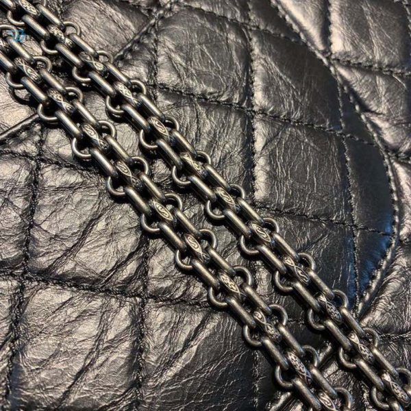 chanel 255 handbag silver hardware black for women womens bags shoulder and crossbody 11in28cm a37586 buzzbify 1 7