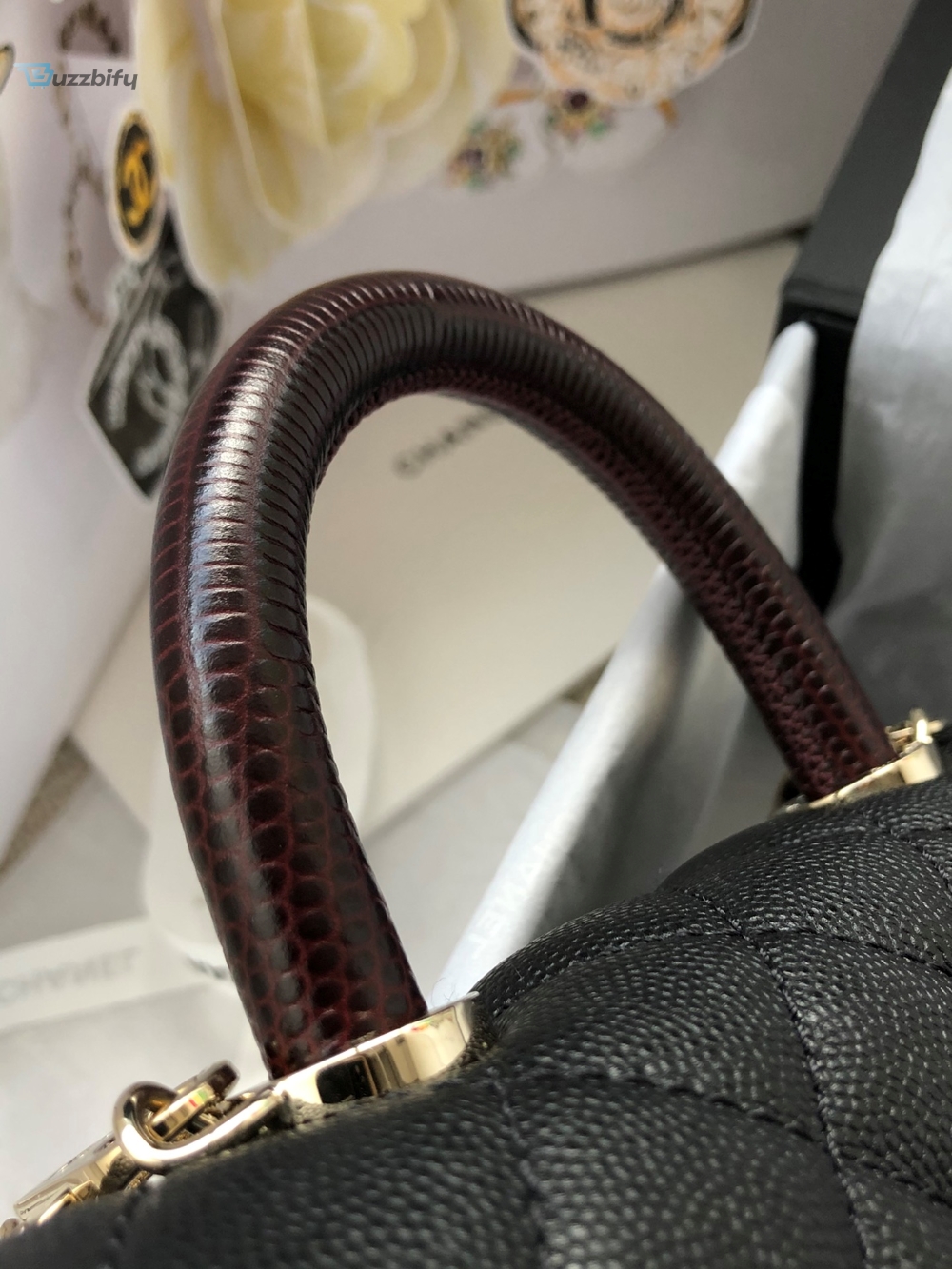 Chanel Classic Mini Flapbag Top Handle Black For Women 7.5In19cm 15 Chanel Classic Mini Flapbag Top Handle Black For Women 7.5in/19cm