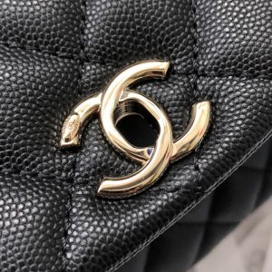 chanel classic mini flapbag top handle black for women 75in19cm buzzbify 1 15