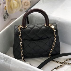 chanel classic mini flapbag top handle black for women 75in19cm buzzbify 1 16