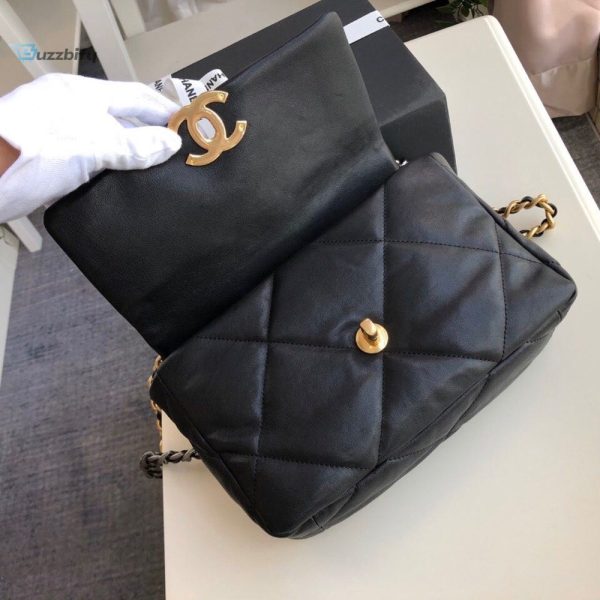 chanel Boutique 19 handbag black for women 101in26cm as1160 buzzbify 1 8