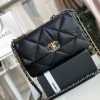 chanel 19 handbag black for women 118in30cm buzzbify 1