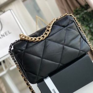 chanel 19 handbag black for women 118in30cm buzzbify 1 2