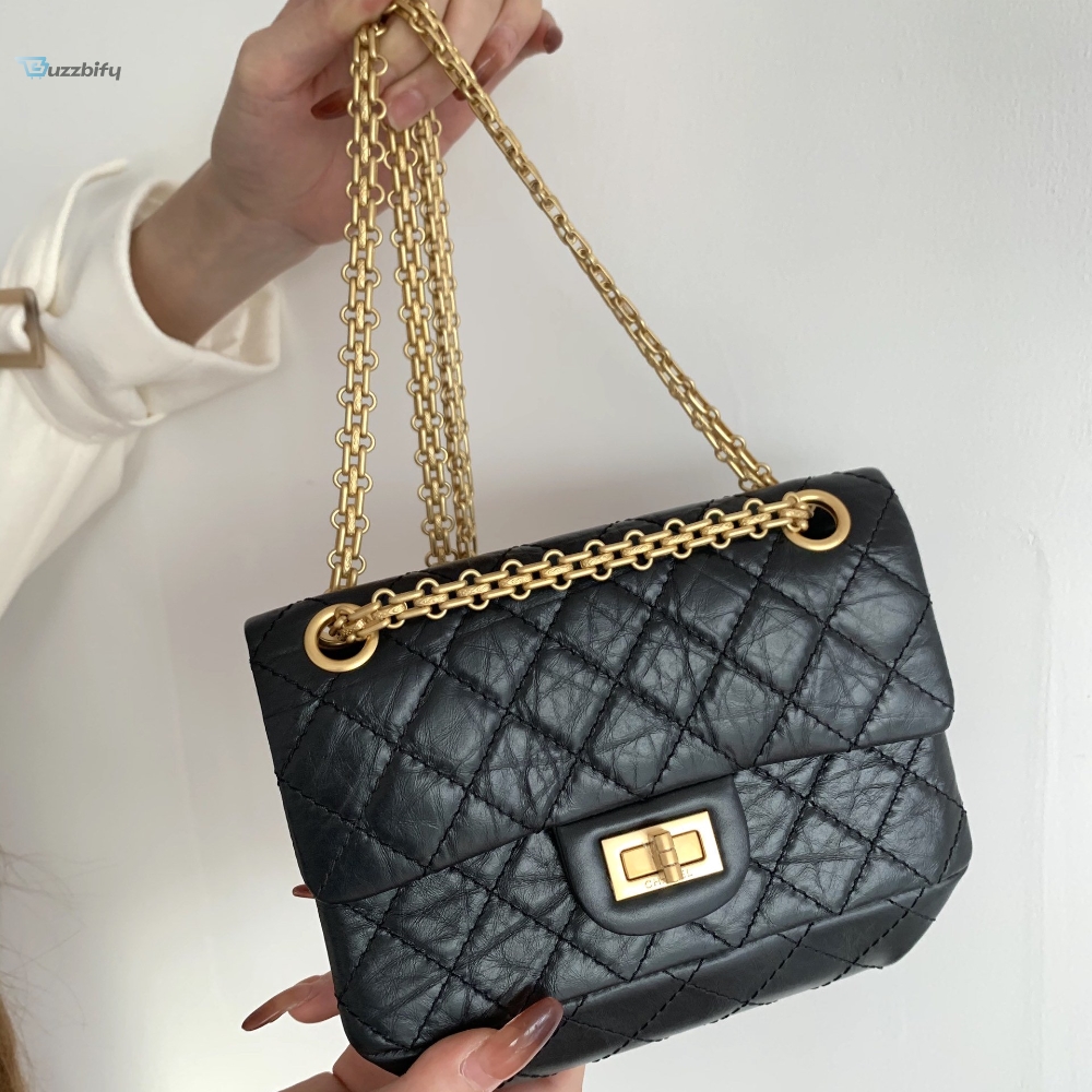 Chanel Mini 2.55 Handbag Black For Women Gold Toned Hardware 7.8In20cm As0874 Y04634 94305 Acm Shop chanel misia