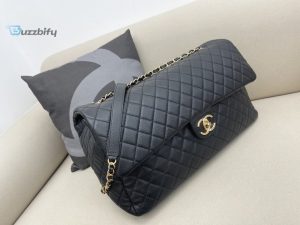 let s look at the popular Chanel Large Classic Flap