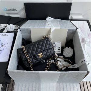 chanel Special mini classic handbag black for women 67in17cm buzzbify 1