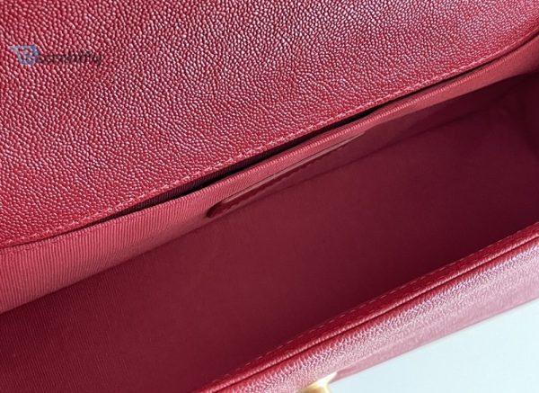 chanel medium boy handbag red for women 98in25cm a67086 buzzbify 1 7