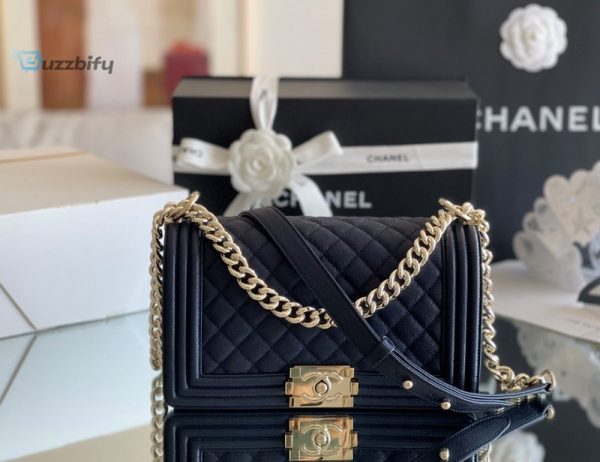 chanel medium boy handbag dark blue for women 98in25cm a67086 buzzbify 1 9