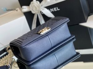 chanel medium boy handbag dark blue for women 98in25cm a67086 buzzbify 1 13
