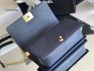 chanel medium boy handbag dark blue for women 98in25cm a67086 buzzbify 1 17