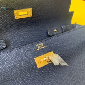 Hermes Birkin 40 cm handbag in white togo leather and gold togo leather