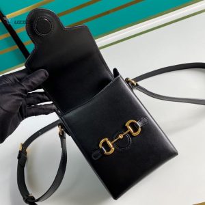 gucci horsebit 1955 mini black bag 17cm buzzbify 1 5