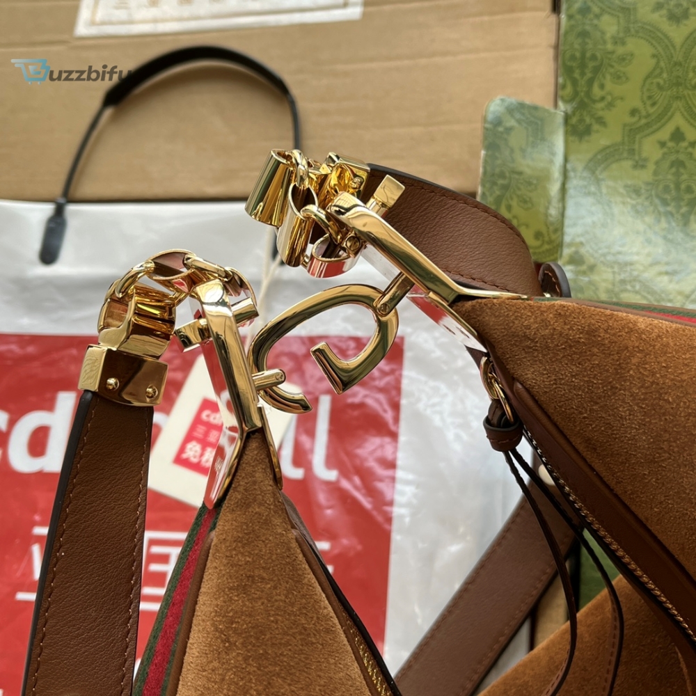 Gucci Atache Large Shoulder Bag Dark Brown For Women, Women’s Bags 13.8in/35cm GG ‎‎702823 DVVKG 2664