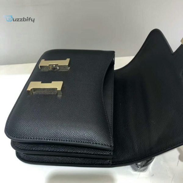hermes constance 23 epsom black for women womens handbags shoulder bags 9in23cm buzzbify 1 3