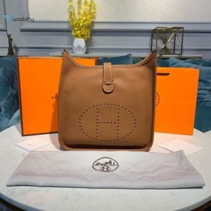 hermes evelyne iii 29 bag brown with silvertoned hardware for women womens shoulder and crossbody bags 114in29cm h073599cc37 buzzbify 1 4