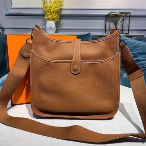 hermes evelyne iii 29 bag brown with silvertoned hardware for women womens shoulder and crossbody bags 114in29cm h073599cc37 buzzbify 1 9