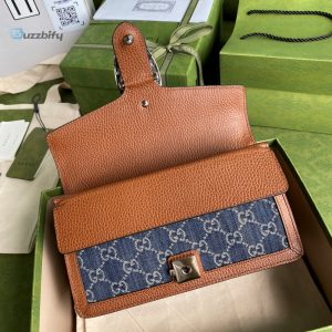 gucci dionysus small shoulder bag dark blue and ivory eco washed organic gg jacquard deni for women 11in28cm 400249 2kqfn 4483 buzzbify 1 7