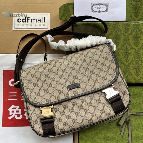 gucci imprime medium messenger bag brown for women womens bags 12in305cm gg buzzbify 1