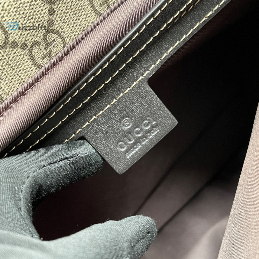 Gucci Imprime Medium Messenger Bag Brown For Women, Women’s Bags 12in/30.5cm GG 