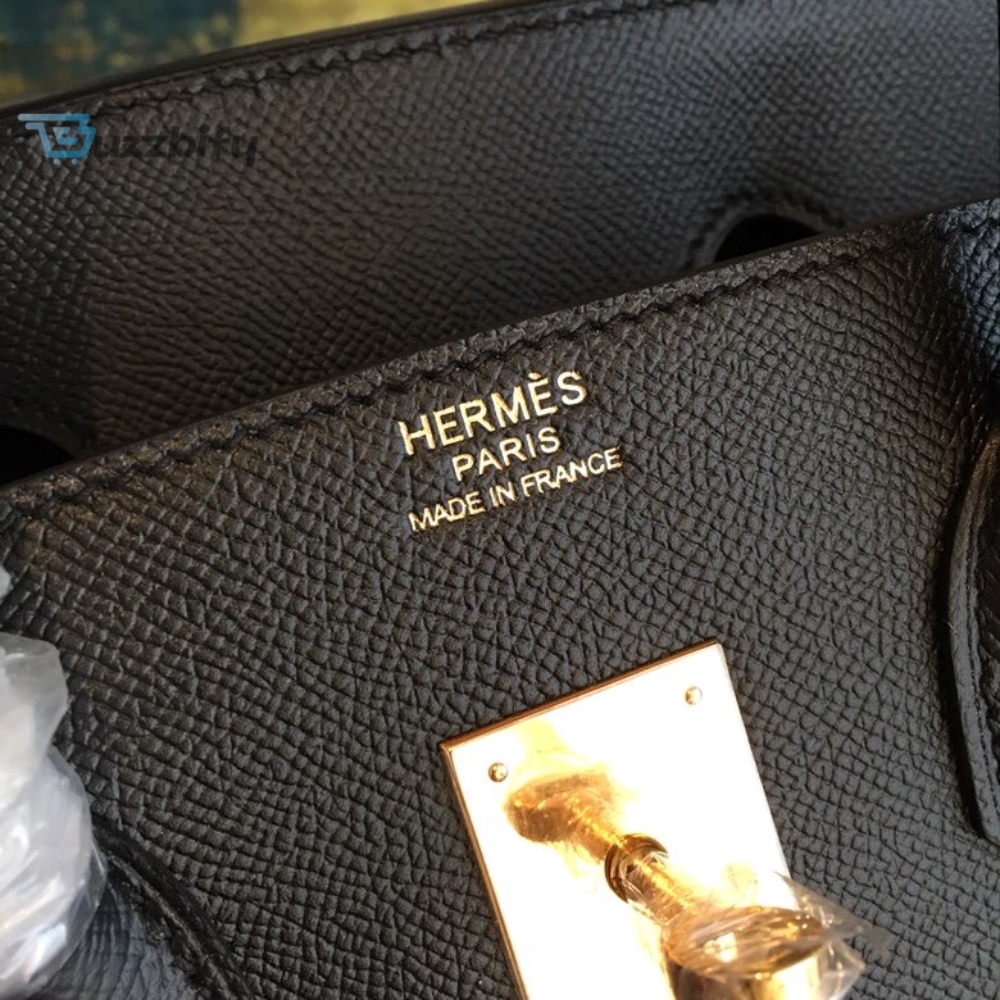 Hermes Birkin Black For Women Gold Toned Hardware 13.8In35cm