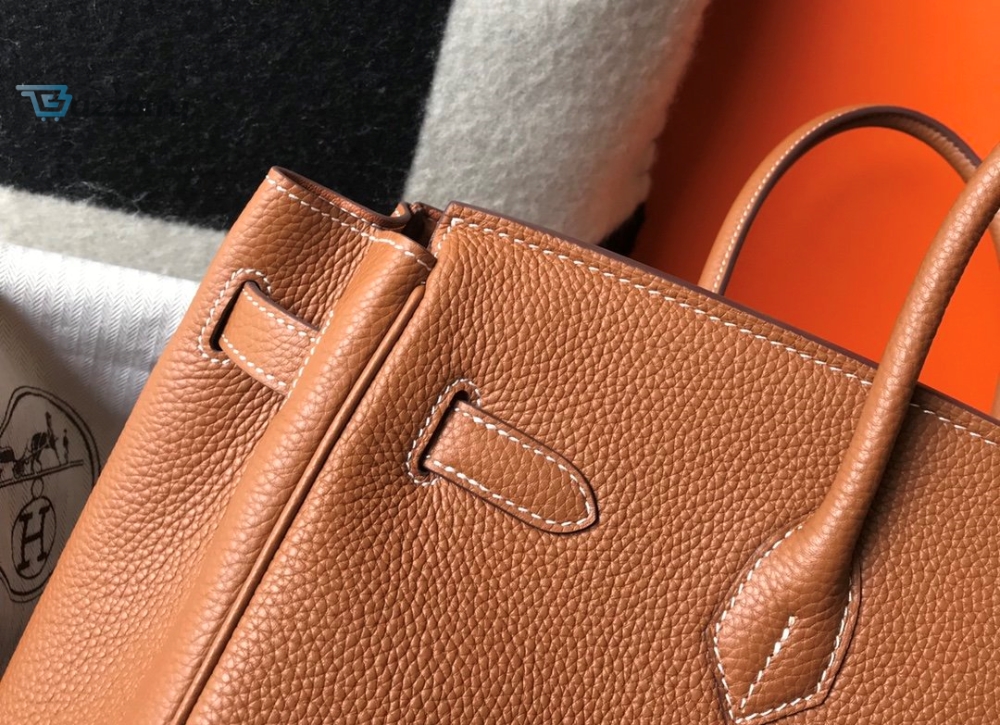 Hermes Birkin Brown Epsom Gold Hardware Bag For Women Womens Handbags Shoulder Bags 30Cm12in