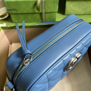 gucci marmont matelasse shoulder bag blue for women womens bags 95in24cm gg 634936 um8bf 4340 buzzbify 1 28