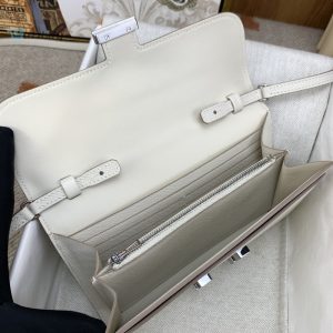 hermes constance long togo wallet white silver toned hardware bag for women womens handbags shoulder bags 81in21cm buzzbify 1 3