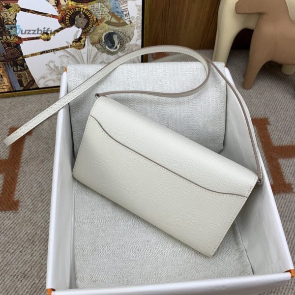 hermes constance long togo wallet white silver toned hardware bag for women womens handbags shoulder bags 81in21cm buzzbify 1 5