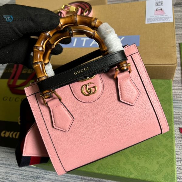 gucci diana mini tote bag pink for women womens bags 79in20cm gg 702732 u3zdt 5479 buzzbify 1 3