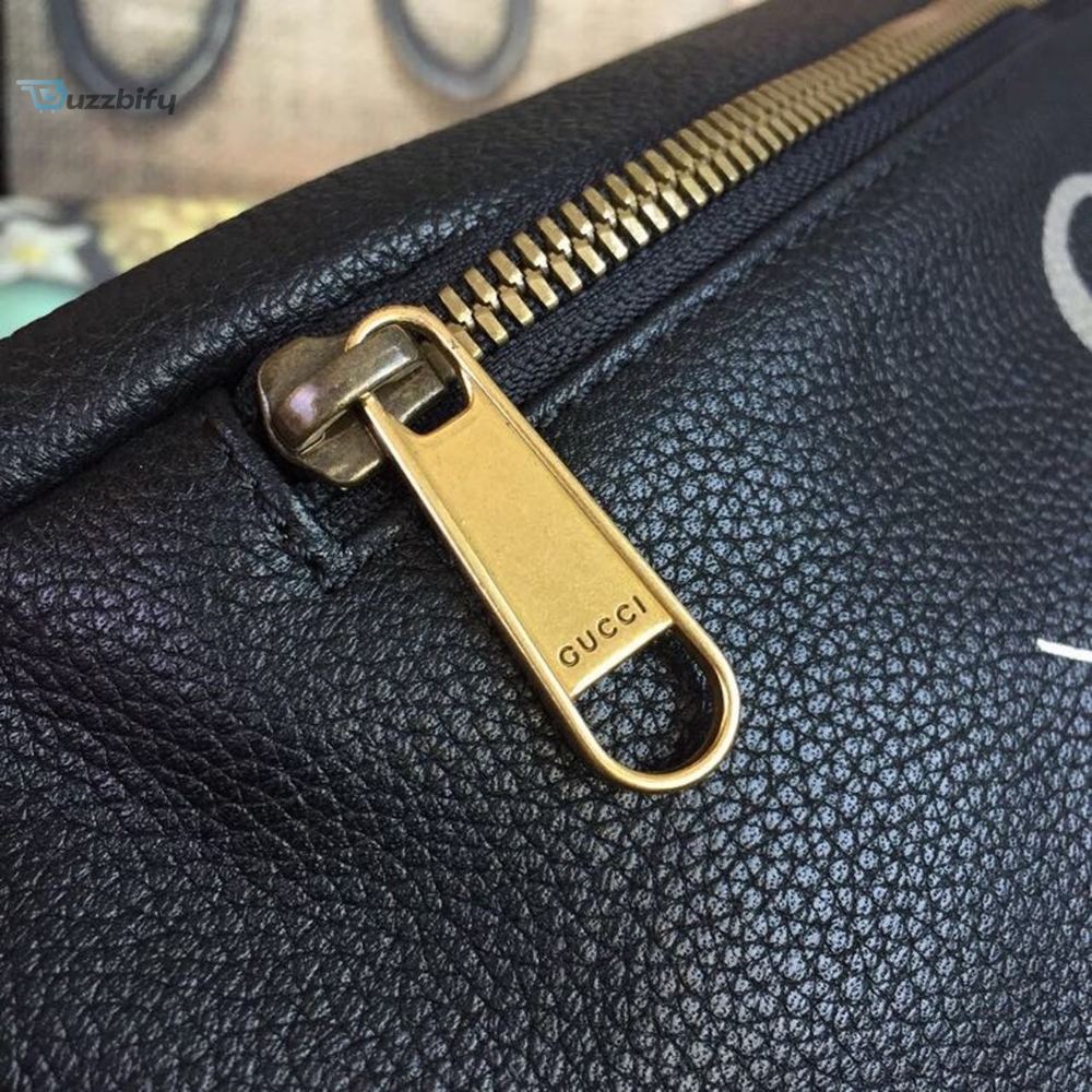 Gucci print leather bag deals