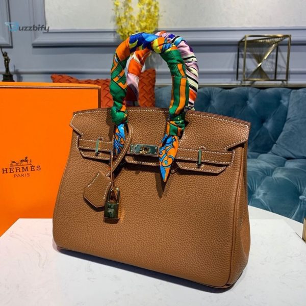 hermes birkin brown semi handstitched with gold toned hardware for women 30cm118in buzzbify 1 1
