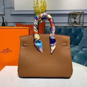 hermes birkin brown semi handstitched with gold toned hardware for women 30cm118in buzzbify 1 6