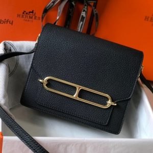 hermes mini evercolor sac roulis 19 black for women womens handbags shoulder bags 75in19cm buzzbify 1 6