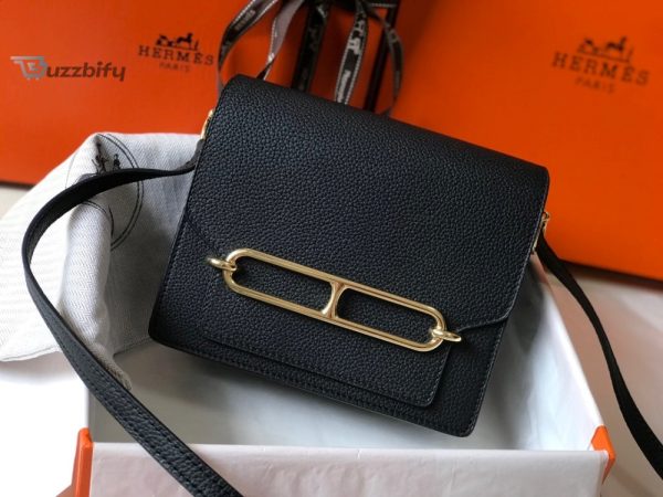 hermes mini evercolor sac roulis 19 black for women womens handbags shoulder bags 75in19cm buzzbify 1 6