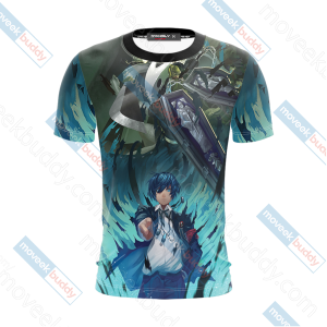 Persona 3 Thanatos And Makoto Yuuki Unisex 3D T-shirt   