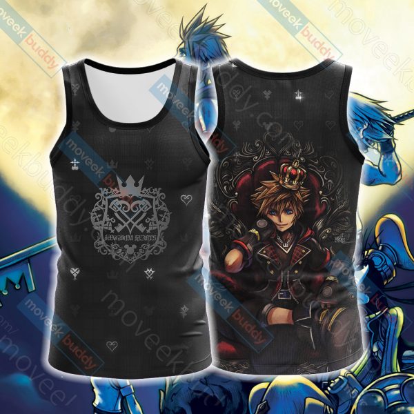 Kingdom Hearts - Sora Unisex 3D Tank Top S