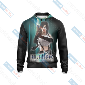 Final Fantasy VII - Tifa Lockhart Unisex Zip Hoodie T-shirt Pullover Hoodie   