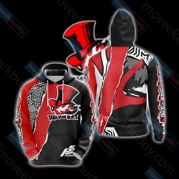 Persona 5 New Look Unisex 3D Hoodie S