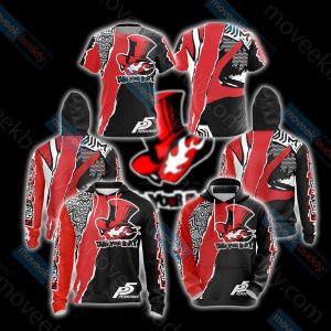 Persona 5 New Look Unisex 3D Hoodie   