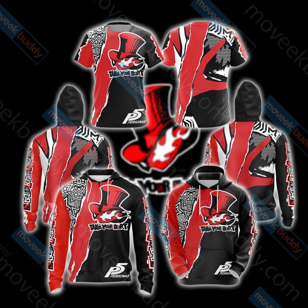 Persona 5 New Look Unisex 3D Hoodie