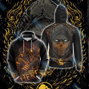 Mortal Kombat Scorpion New Style Unisex 3D Hoodie S  