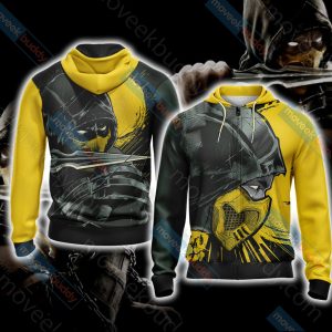 Mortal Kombat - Scorpion Unisex 3D Zip Hoodie Jacket XS  